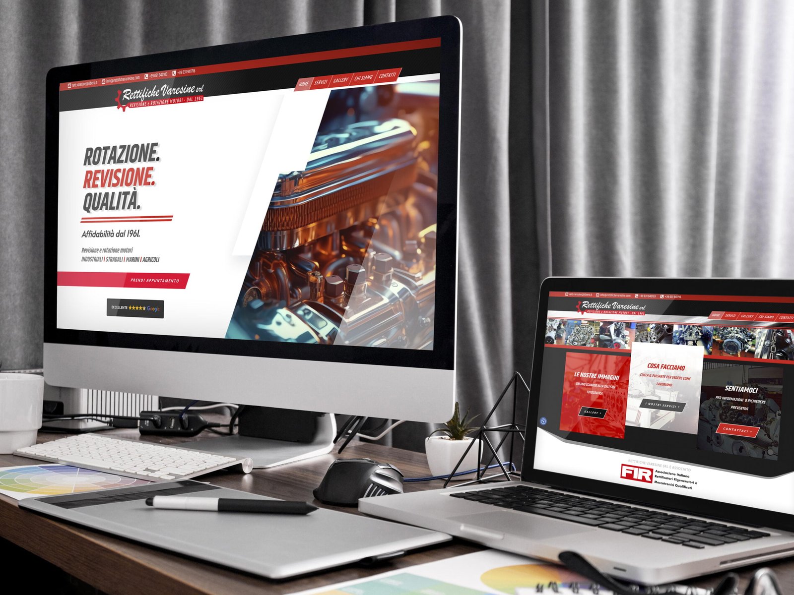 Sito Web per Rettifiche Varesine Srl