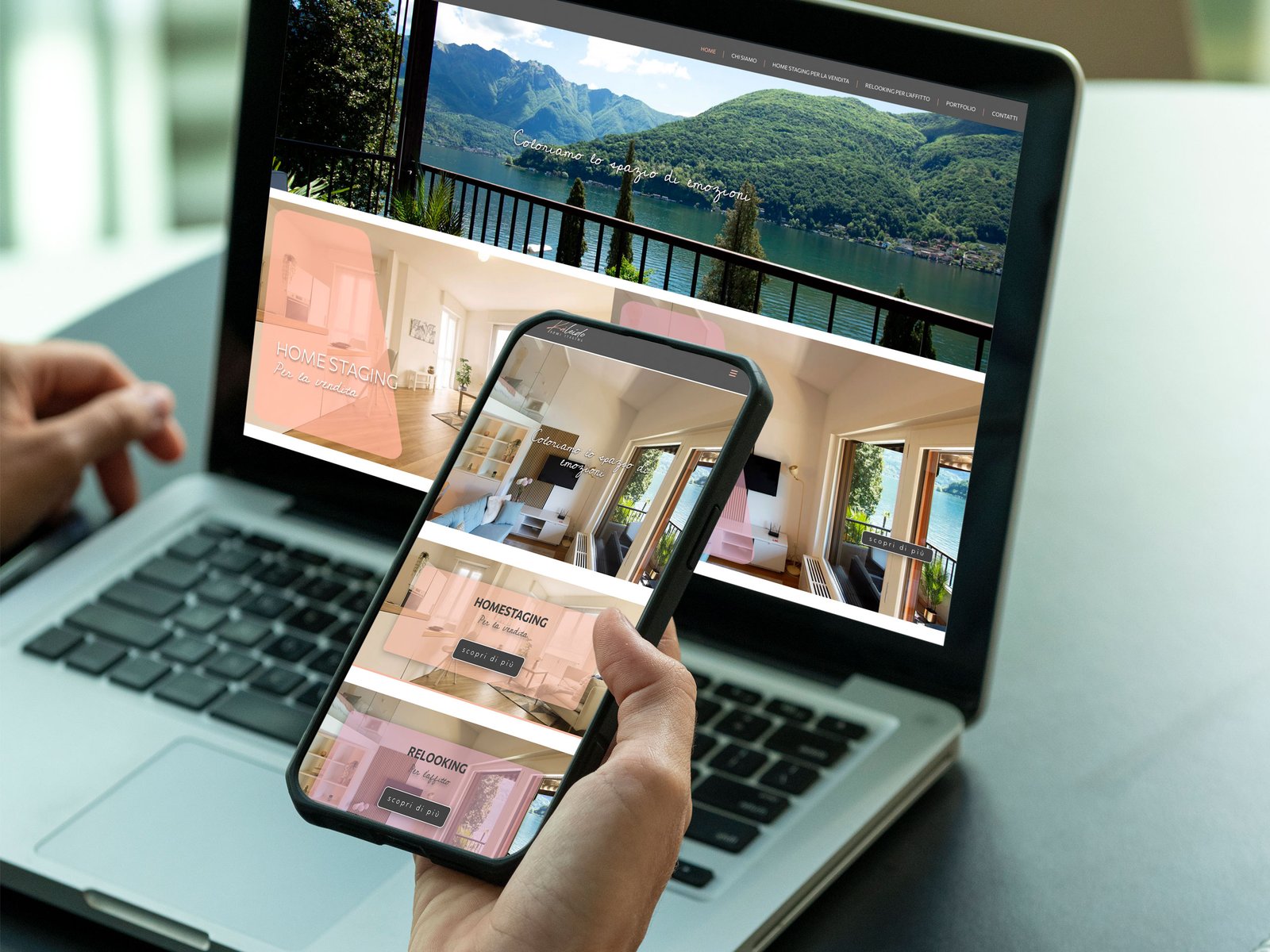 Sito web per Kaleido Home staging SNC