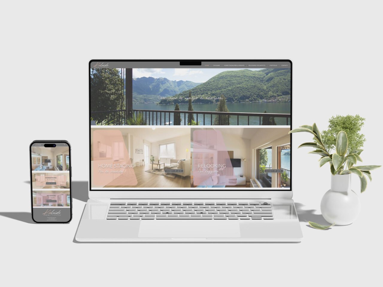 Kaleido Home staging SNC Sito web per Kaleido Home staging SNC
