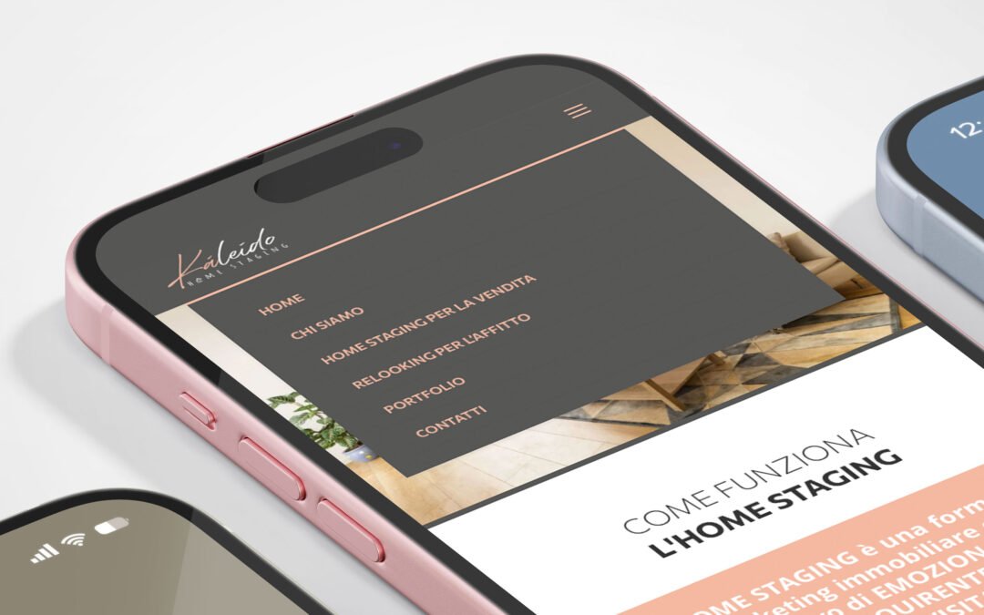 Sito web per Kaleido Home staging SNC