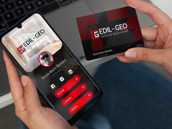 Edilgeo – Iconicard Card NFC Edilgeo con pagina bio