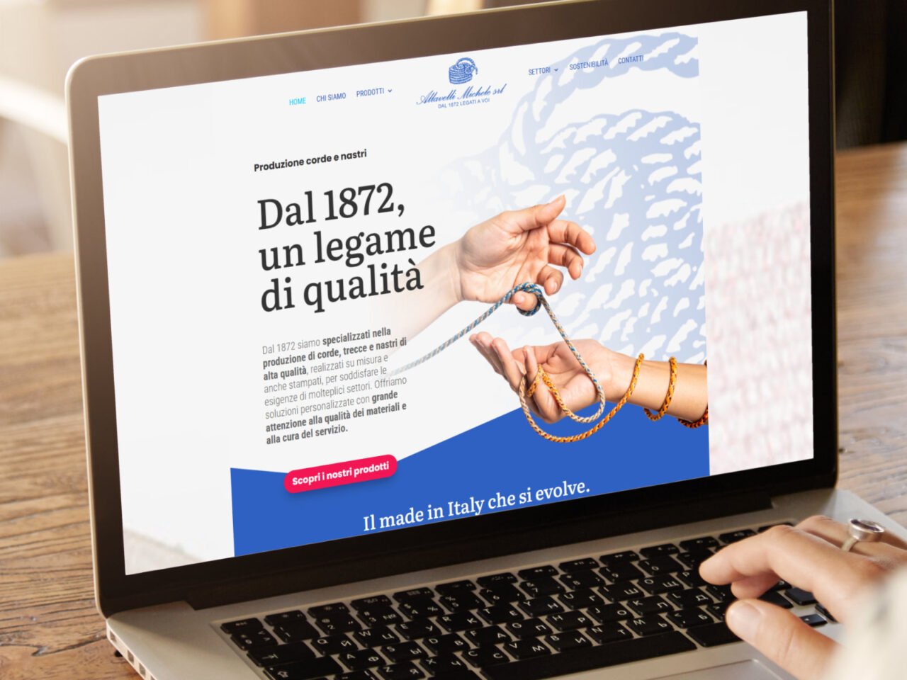 Sito Web Allavelli - Desktop